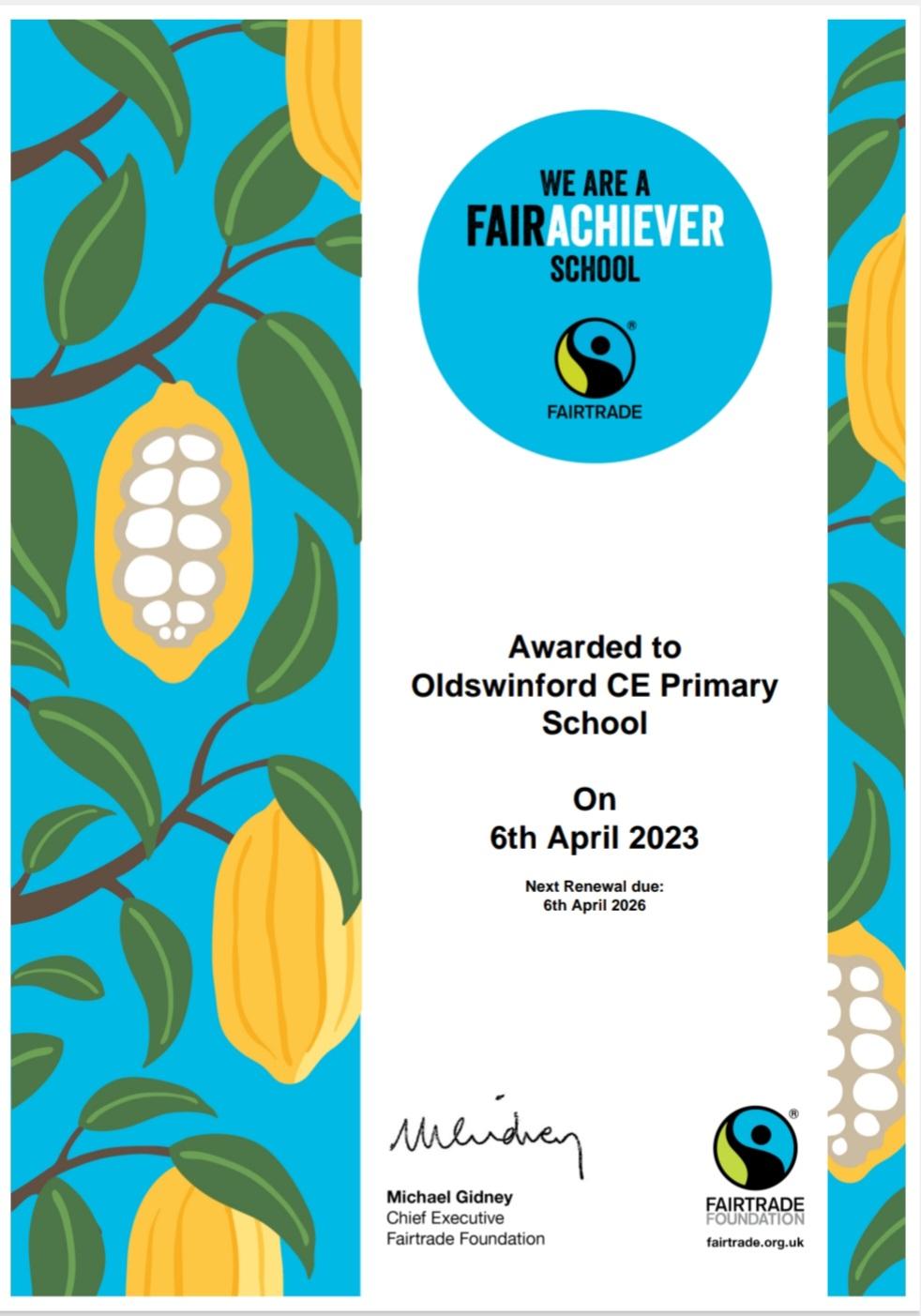 Proud to have renewed our Fairachiever Award! Thank you for your support! 